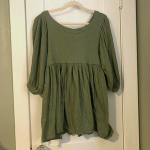 Free People tunic mini dress